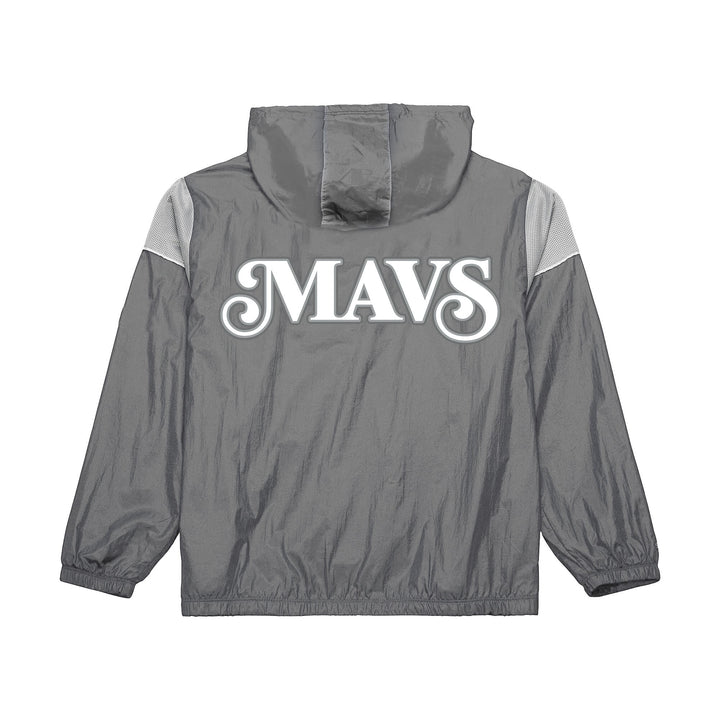 DALLAS MAVERICKS MITCHELL & NESS CITY EDITION 2024-25 GREY WINDBREAKER