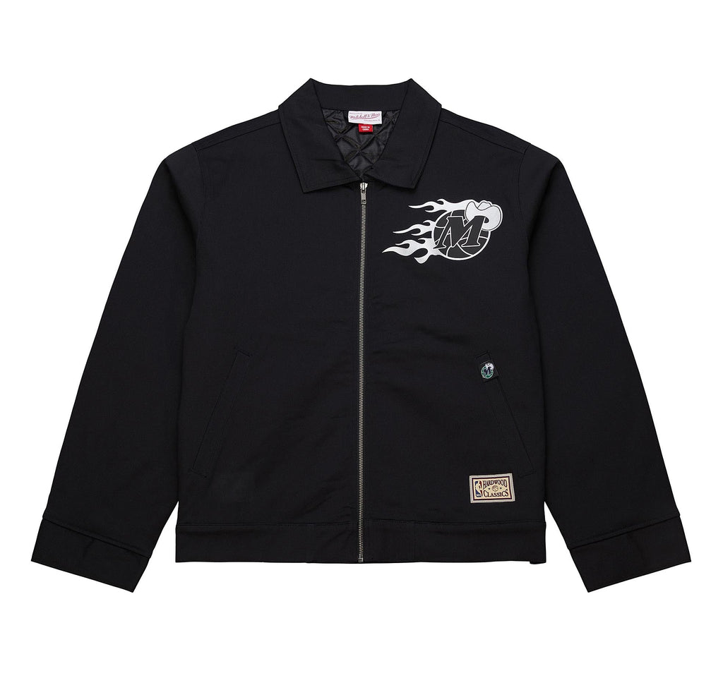 Dallas Mavericks Mitchell & Ness Black Workman Jacket – Mavs Shop