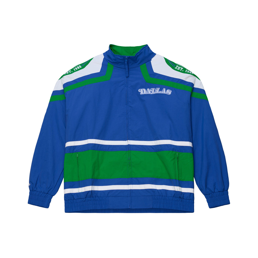 DALLAS MAVERICKS MITCHELL & NESS HARDWOOD CLASSIC WINDBREAKER JACKET