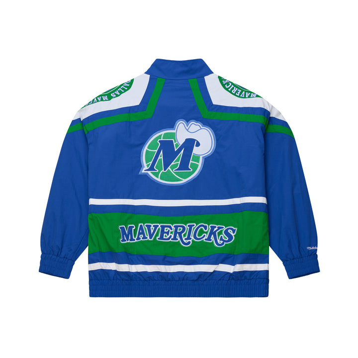 DALLAS MAVERICKS MITCHELL & NESS HARDWOOD CLASSIC WINDBREAKER JACKET