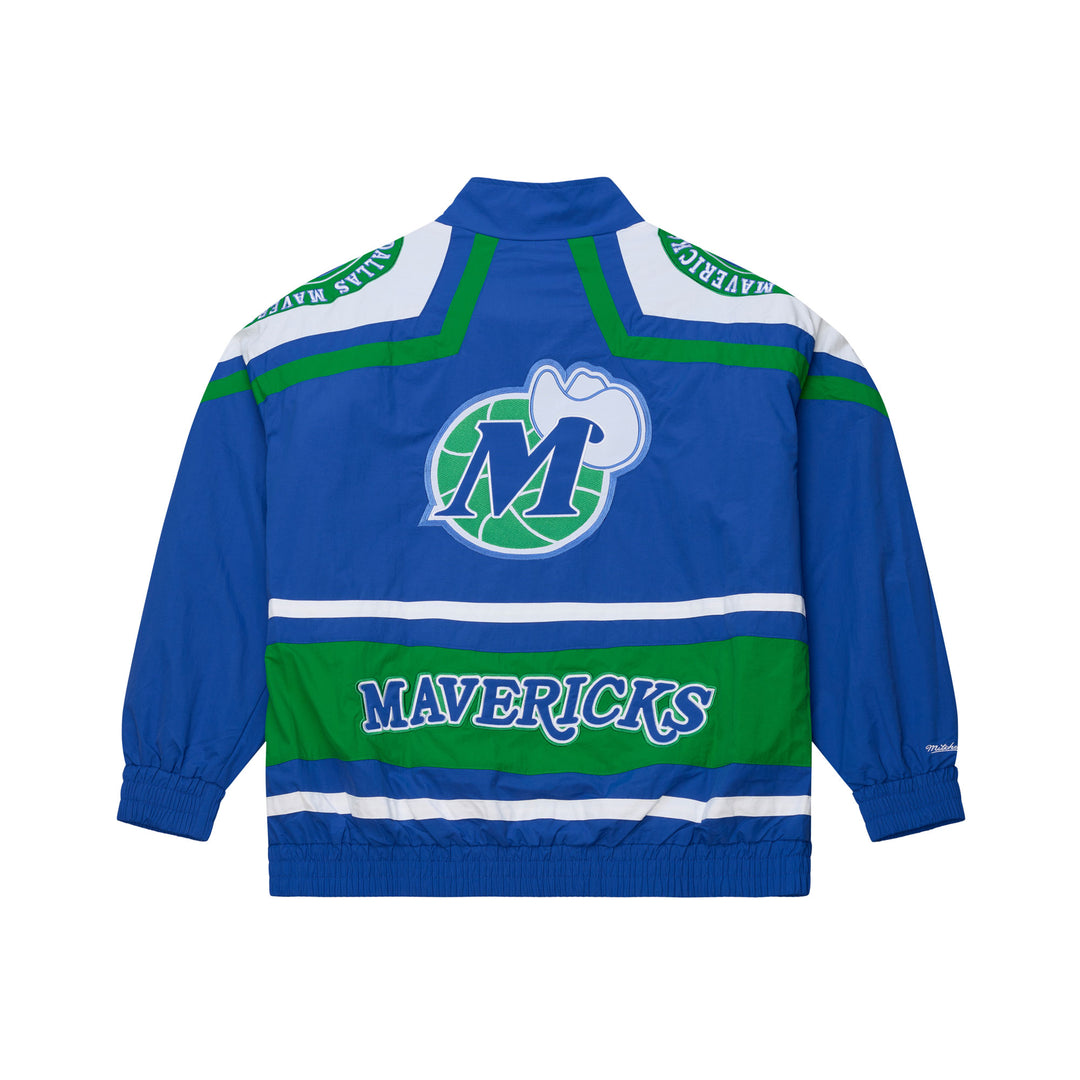 DALLAS MAVERICKS MITCHELL & NESS HARDWOOD CLASSIC WINDBREAKER JACKET