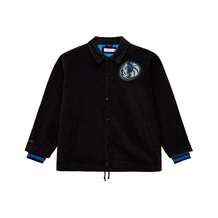 DALLAS MAVERICKS MITCHELL & NESS 2025-26 CITY EDITION BLACK CORDUROY JACKET