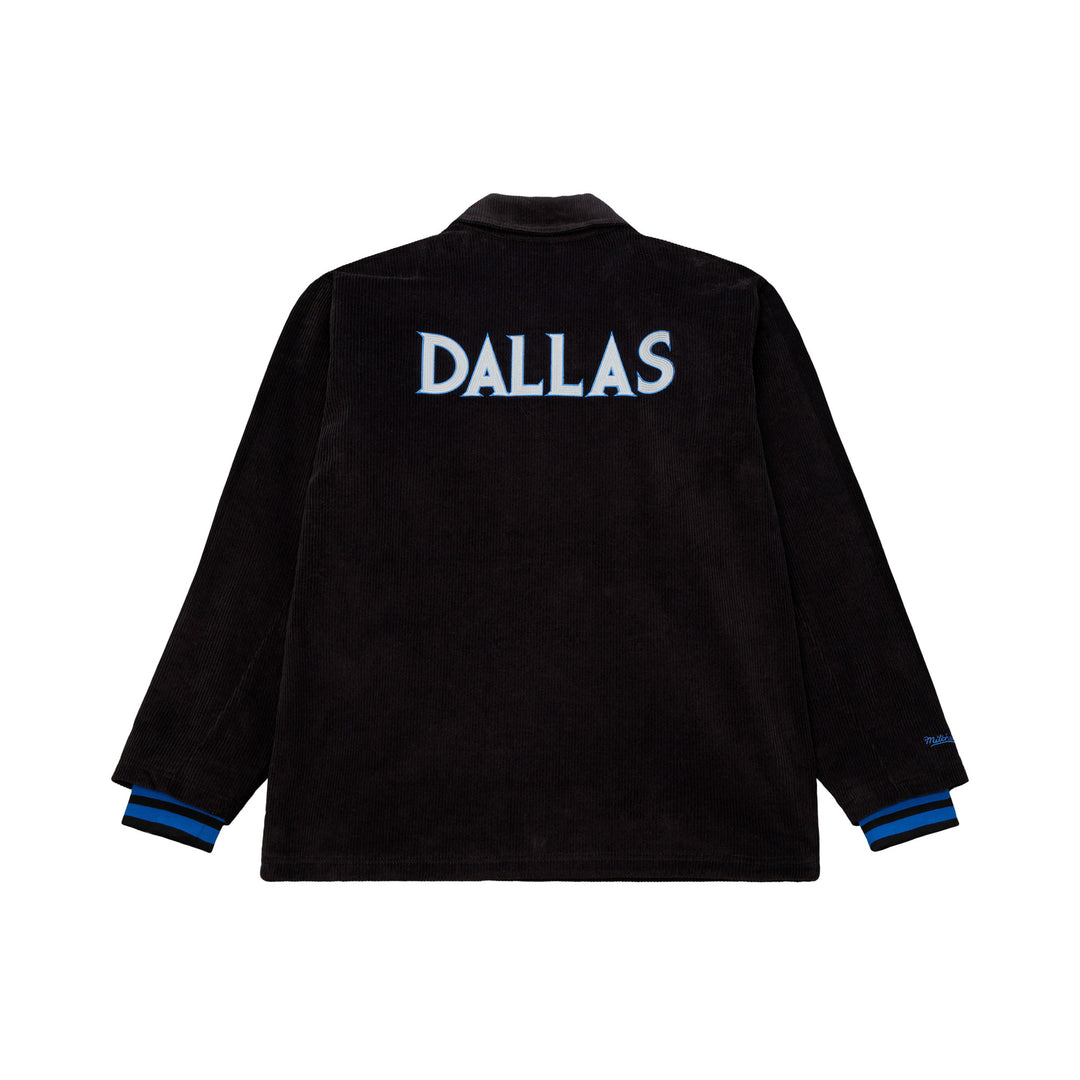 DALLAS MAVERICKS MITCHELL & NESS 2025-26 CITY EDITION BLACK CORDUROY JACKET