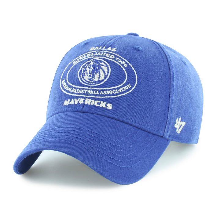 Dallas Mavericks 47 Brand Royal Crest Adjustable Cap