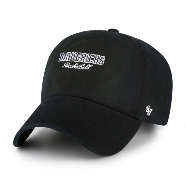 DALLAS MAVERICKS 47 BRAND BLACK ADJUSTABLE CAP