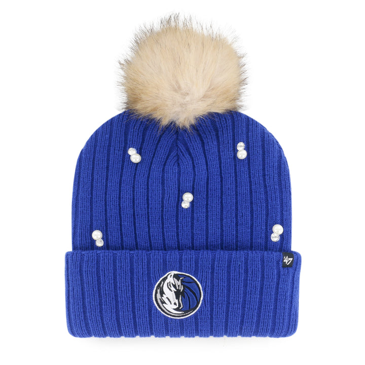 Dallas Mavericks 47 Brand Women's Royal Pearl Pom Knit