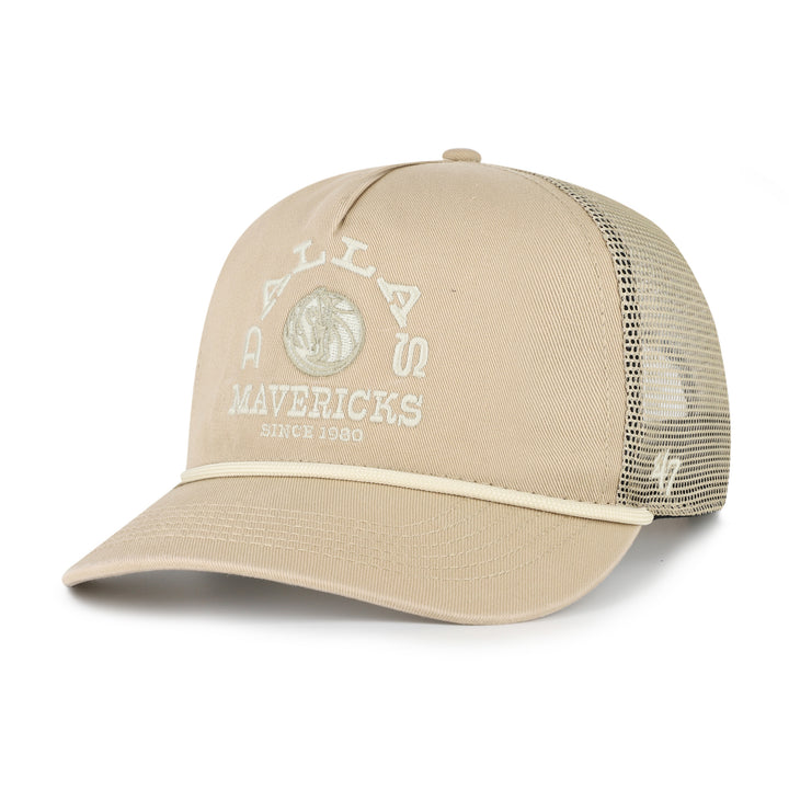 DALLAS MAVERICKS 47 BRAND KHAKI DALLAS SNAPBACK CAP