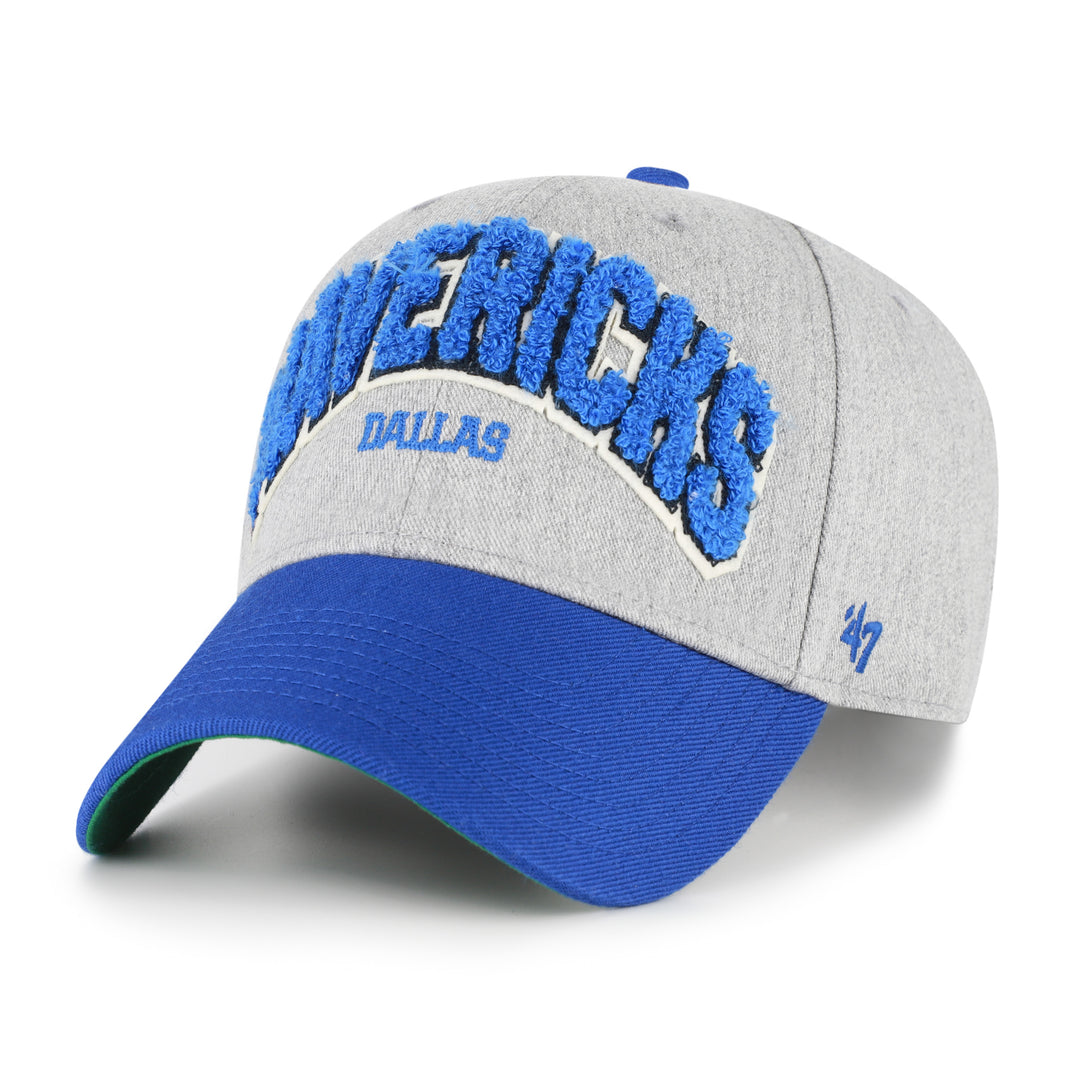 DALLAS MAVERICKS 47 BRAND GREY ADJUSTABLE CAP