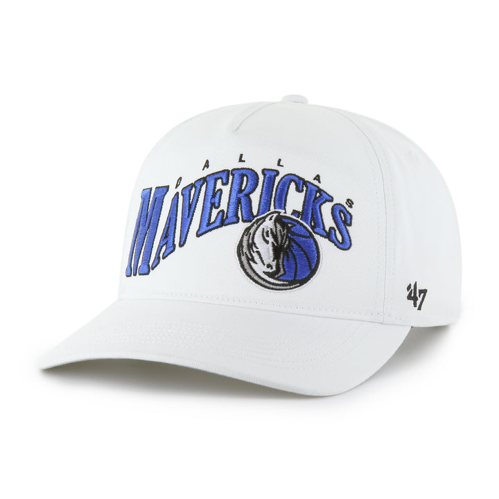 DALLAS MAVERICKS 47 BRAND WHITE WAVY MAVERICKS HORSEHEAD ADJUSTABLE CAP