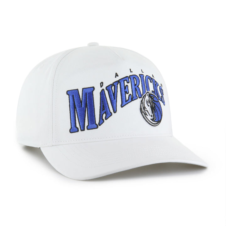 DALLAS MAVERICKS 47 BRAND WHITE WAVY MAVERICKS HORSEHEAD ADJUSTABLE CAP