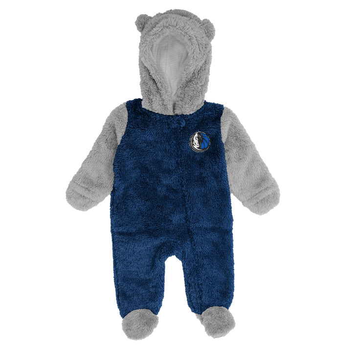 DALLAS MAVERICKS NIKE OUTERSTUFF NEWBORN TEDDY BEAR FLEECE ONESIE