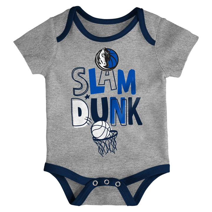 DALLAS MAVERICKS NIKE OUTERSTUFF INFANT 3 ONESIES SET