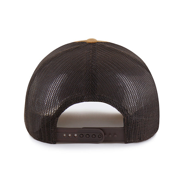 Dallas Mavericks 47 Brand Brown Horsehead Trucker Cap