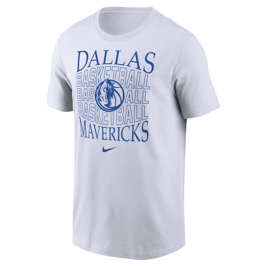 DALLAS MAVERICKS NIKE WHITE SHORT SLEEVE TEE
