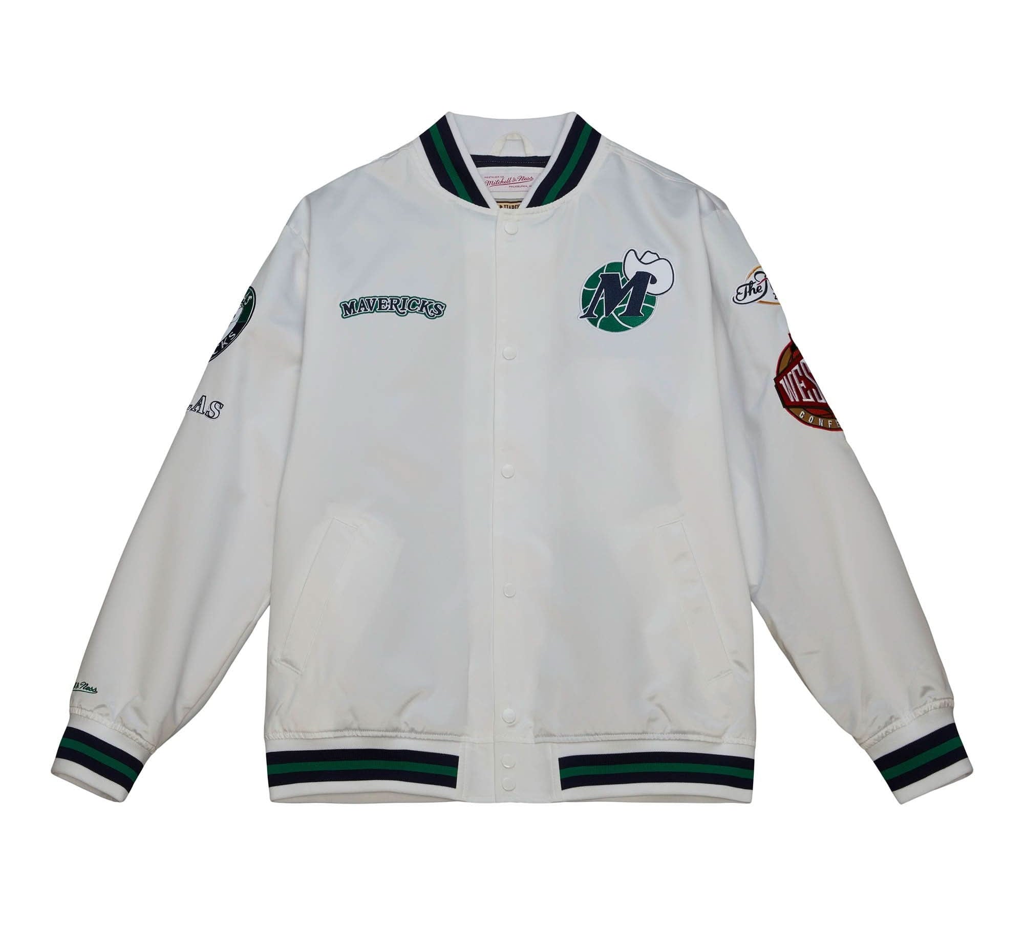 DALLAS MAVERICKS MITCHELL & NESS HARDWOOD CLASSIC SATIN JACKET
