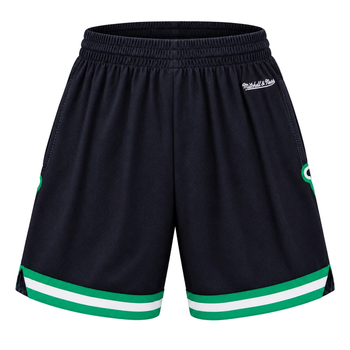 Dallas Mavericks Mitchell & Ness Hardwood Classic Women's Wordmark Big Face Short
