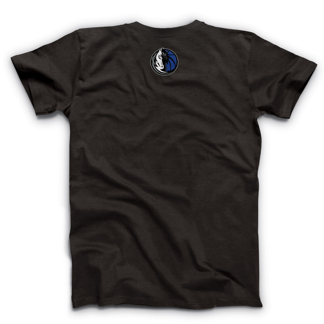 DALLAS MAVERICKS YEAR OF THE SNAKE BLACK SHORT SLEEVE TEE