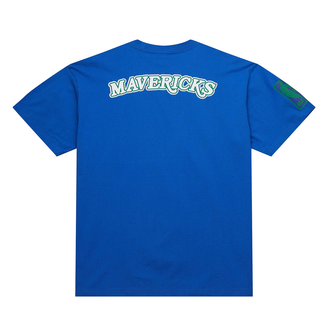 DALLAS MAVERICKS MITCHELL & NESS NAVY DIRK VINTAGE TEE