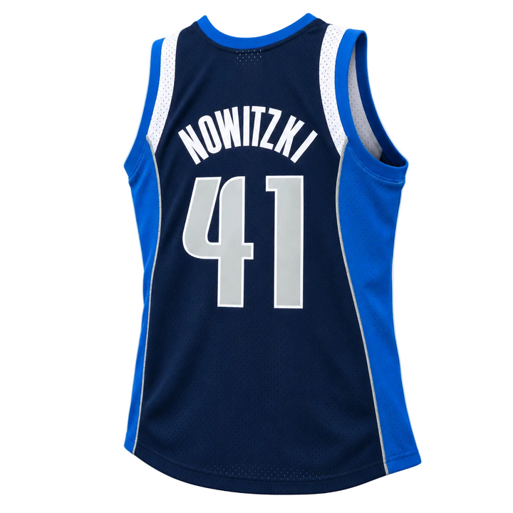 Dallas Mavericks Mitchell & Ness Dirk Nowitzki Navy Swingman Jersey