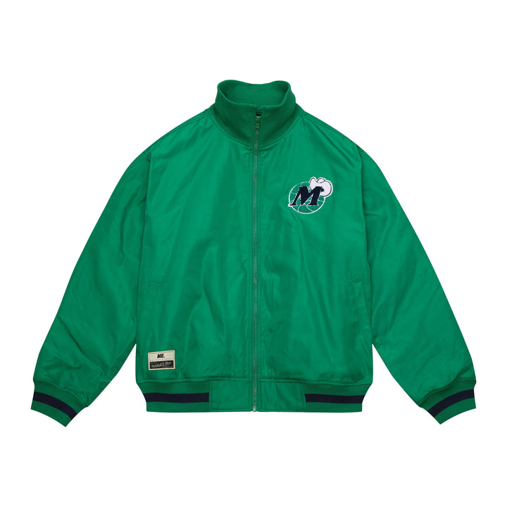 DALLAS MAVERICKS MITCHELL & NESS MELODY WOMEN'S GREEN SATIN JACKET