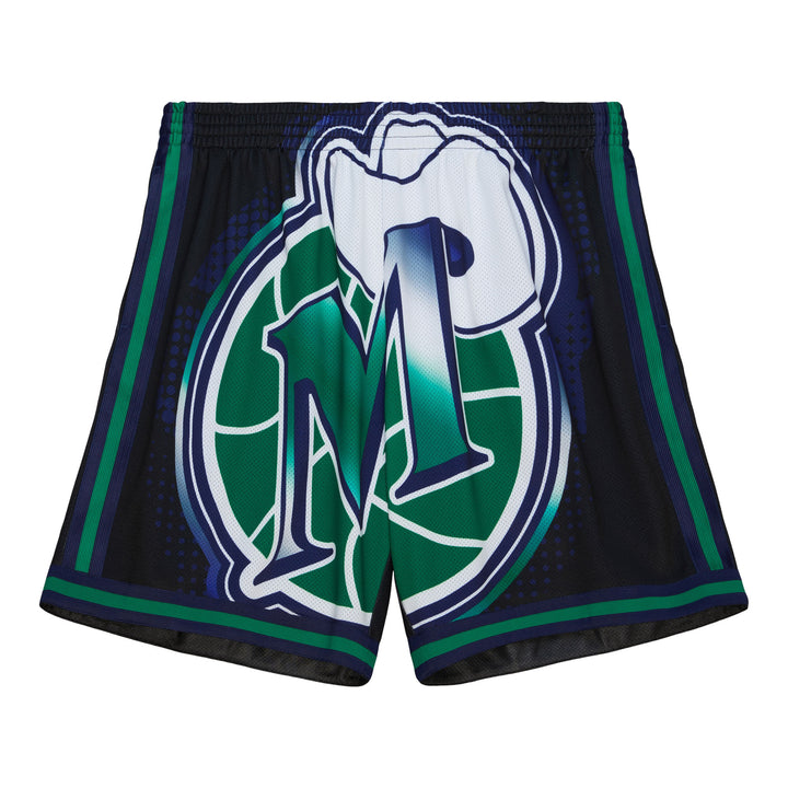 DALLAS MAVERICKS MITCHELL & NESS BLACK M-HAT SHORTS