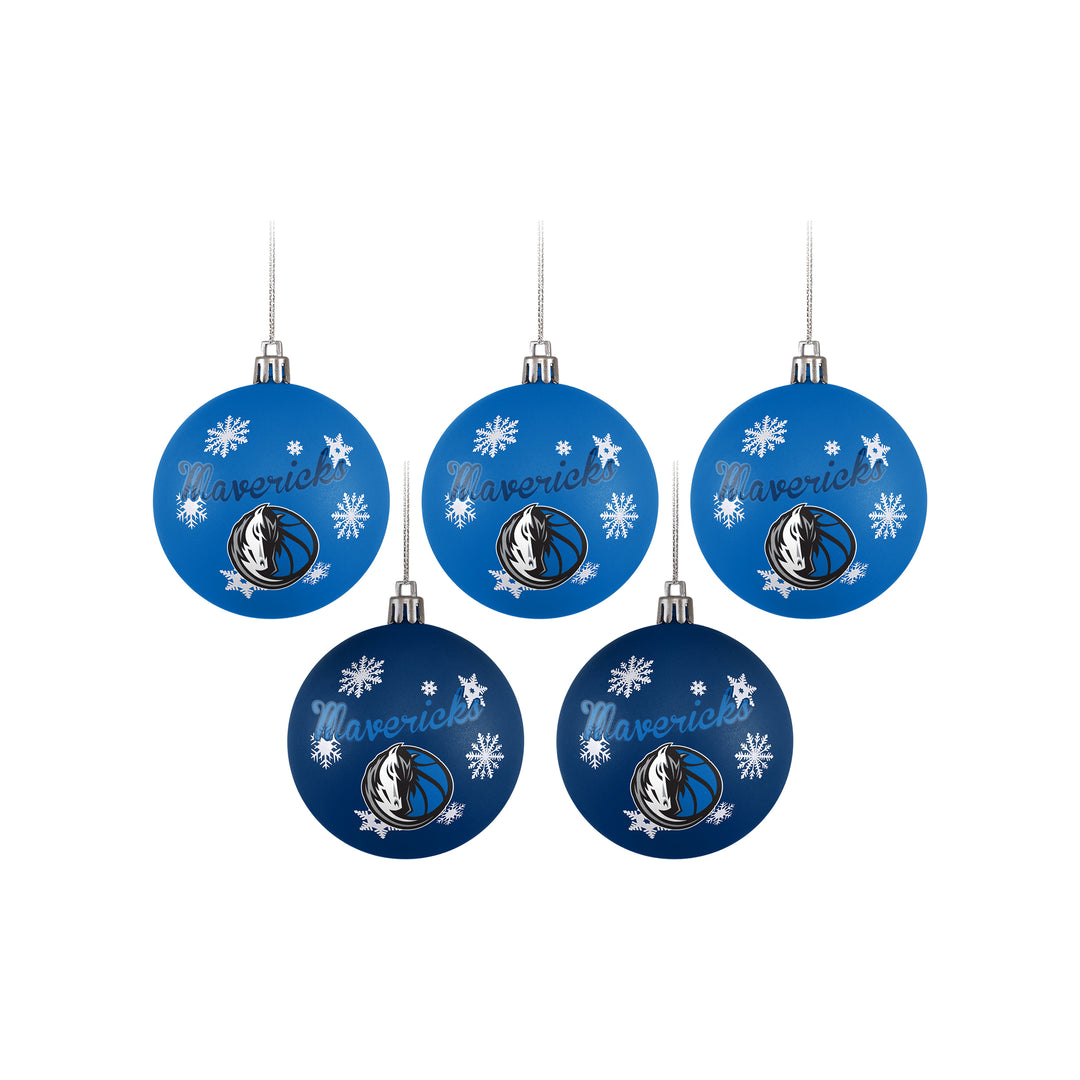DALLAS MAVERICKS FOREVER COLLECTIBLES HORSEHEAD ORNAMENT SET