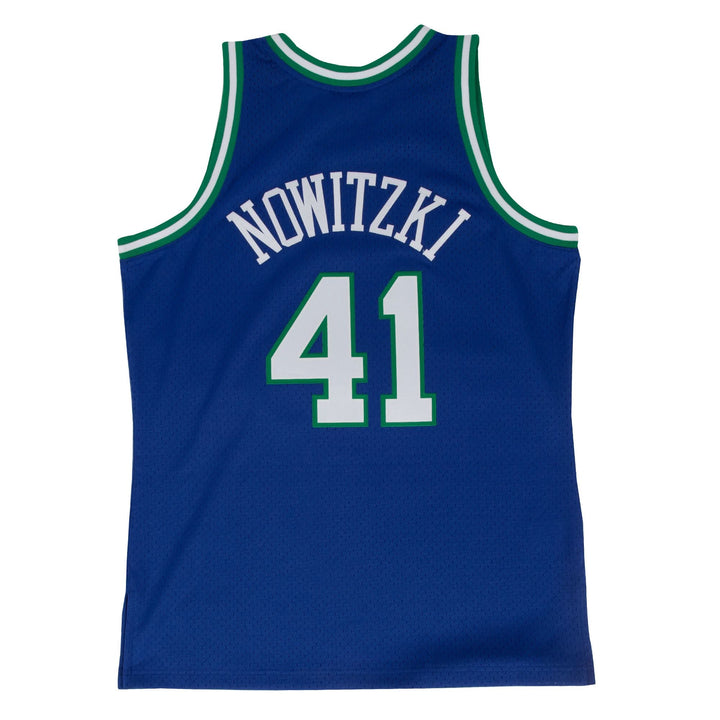 DALLAS MAVERICKS MITCHELL & NESS HARDWOOD CLASSIC AUTHENTIC DIRK NOWITZKI JERSEY