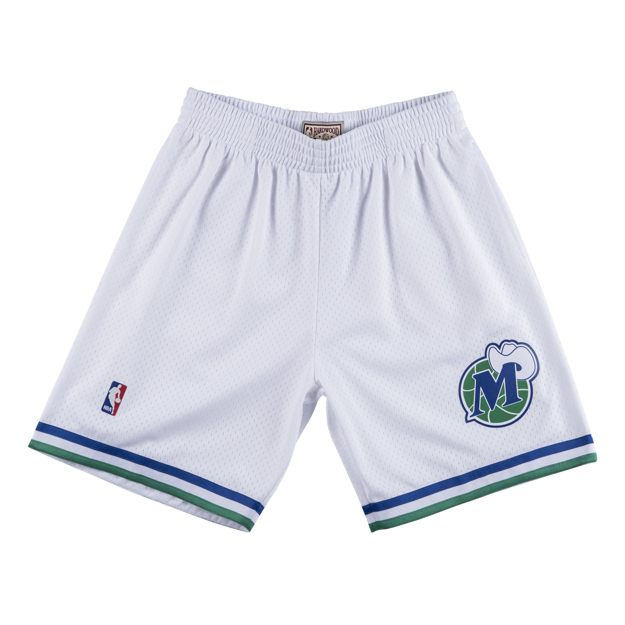 DALLAS MAVERICKS MITCHELL NESS WHITE M HAT SWINGMAN SHORTS