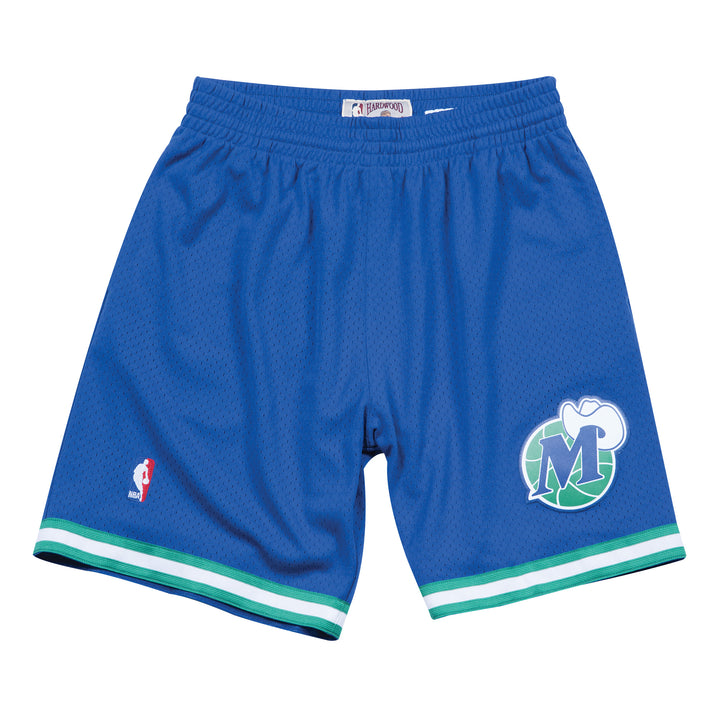 DALLAS MAVERICKS MITCHELL & NESS ROYAL BLUE M-HAT SWINGMAN SHORTS