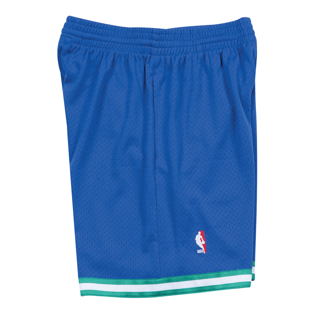 DALLAS MAVERICKS MITCHELL & NESS ROYAL BLUE M-HAT SWINGMAN SHORTS