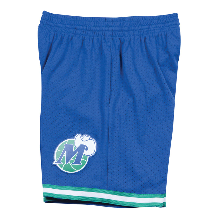 DALLAS MAVERICKS MITCHELL & NESS ROYAL BLUE M-HAT SWINGMAN SHORTS