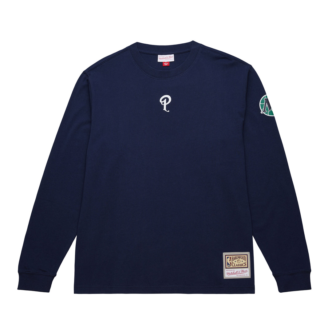 DALLAS MAVERICKS X SNEAKER POLITICS NAVY LONGSLEEVE TEE