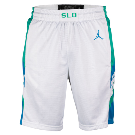 Dallas Mavericks Jordan Brand Slovenia Swingman Shorts 2XL White