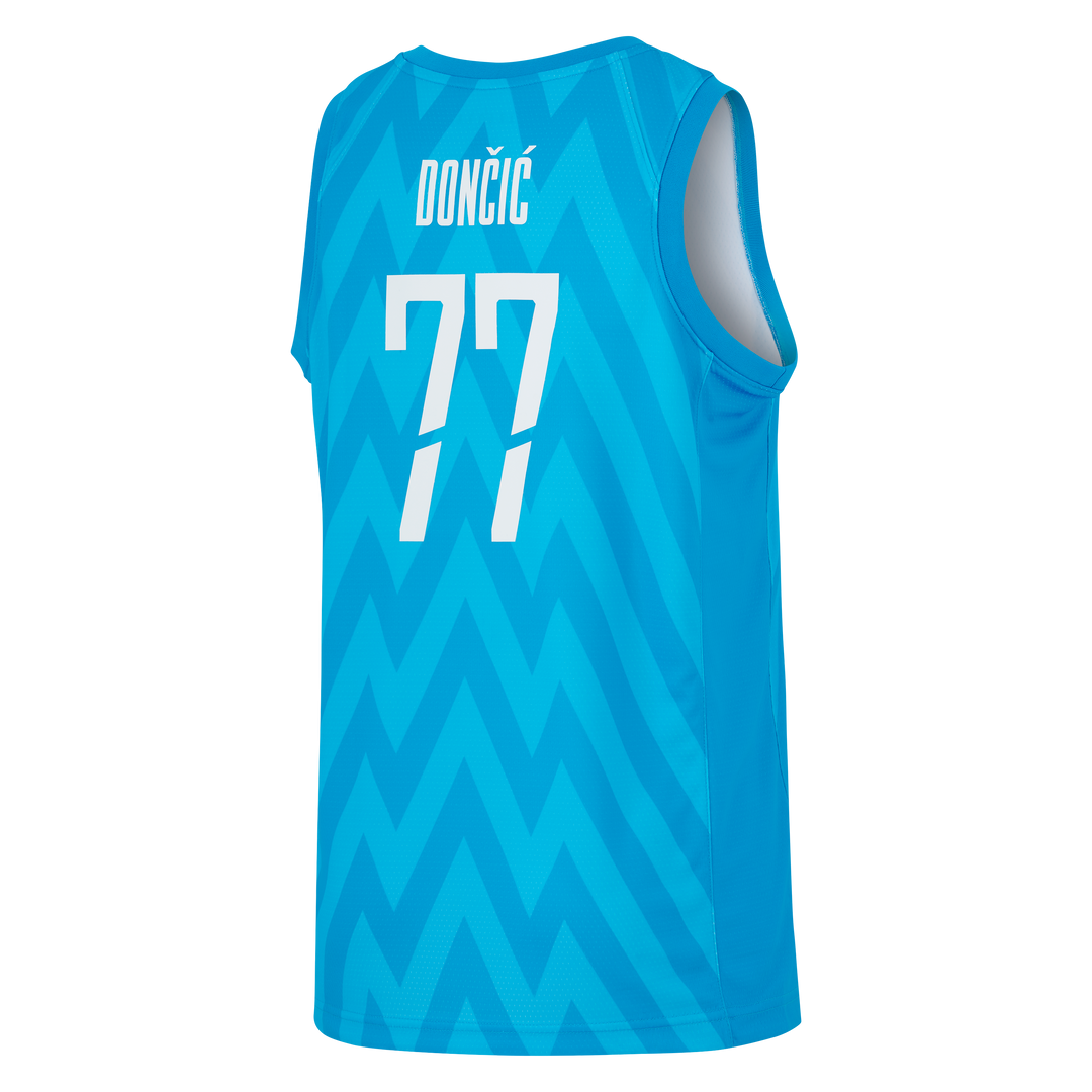 DALLAS MAVERICKS JORDAN BRAND LUKA DONČIĆ SLOVENIA JERSEY ROAD SWINGMAN JERSEY