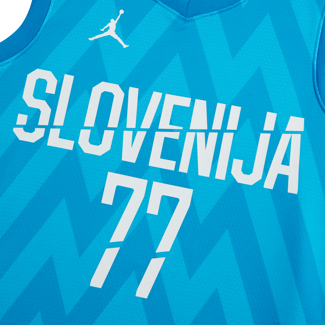 DALLAS MAVERICKS JORDAN BRAND LUKA DONČIĆ SLOVENIA JERSEY ROAD SWINGMAN JERSEY