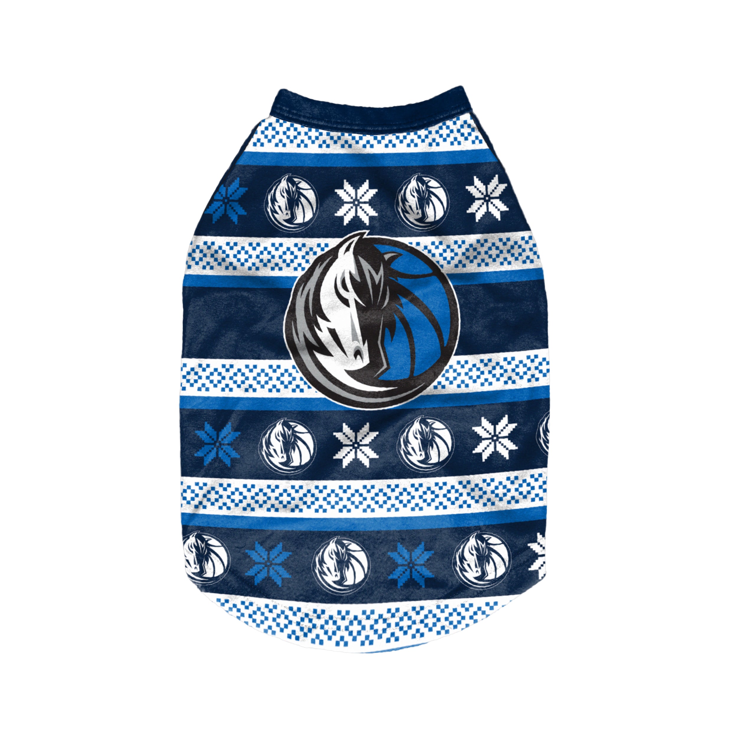 DALLAS MAVERICKS FOREVER COLLECTIBLES CHRISTMAS DOG SHIRT