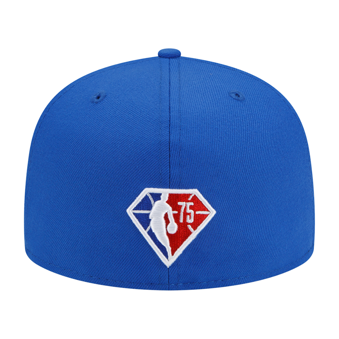 DALLAS MAVERICKS NEW ERA 5950 BACK HALF ROYAL FITTED CAP