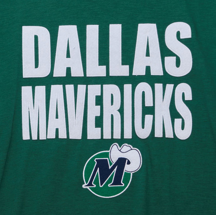 DALLAS MAVERICKS MITCHELL & NESS GREEN M-HAT SHORTSLEEVE TEE