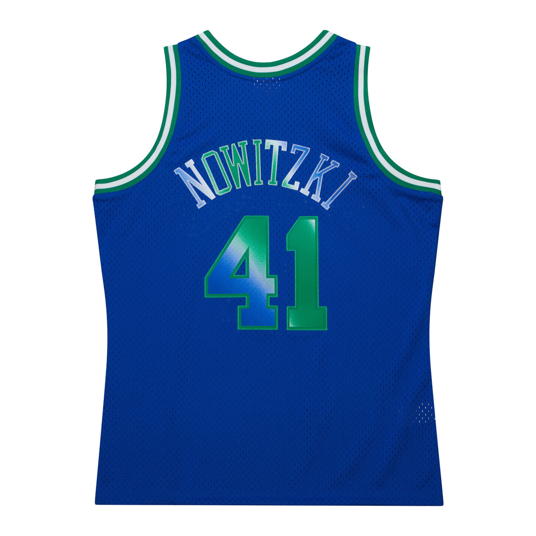 DIRK NOWITZKI DALLAS MAVERICKS MITCHELL & NESS HARDWOOD CLASSIC SWINGMAN JERSEY