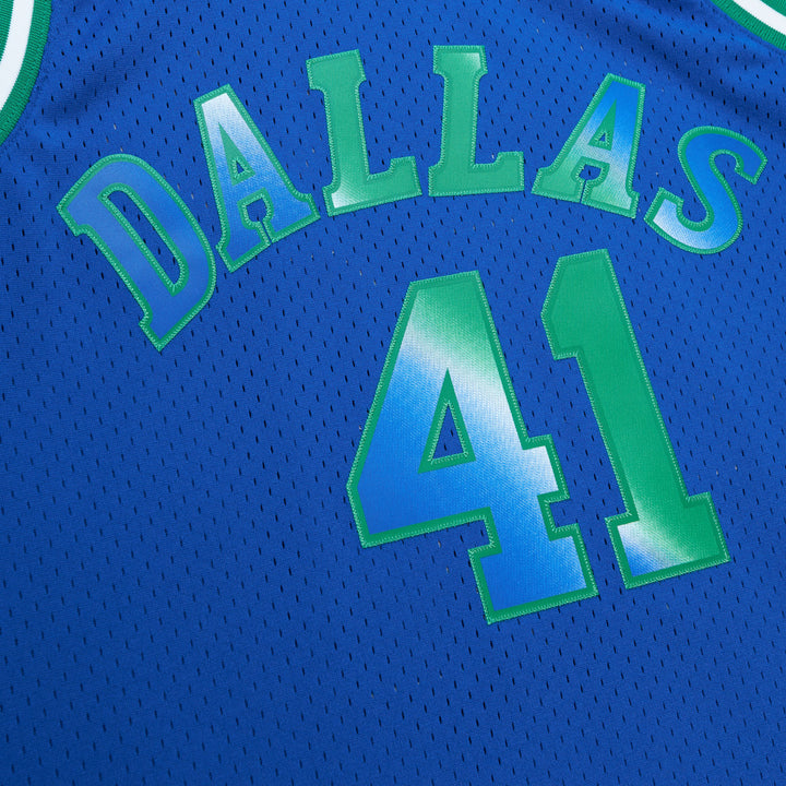 DIRK NOWITZKI DALLAS MAVERICKS MITCHELL & NESS HARDWOOD CLASSIC SWINGMAN JERSEY