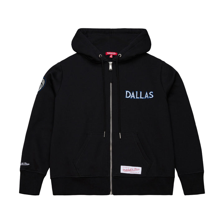 DALLAS MAVERICKS MITCHELL & NESS 2025-26 CITY EDITION WOMEN'S BLACK FULL ZIP JACKET