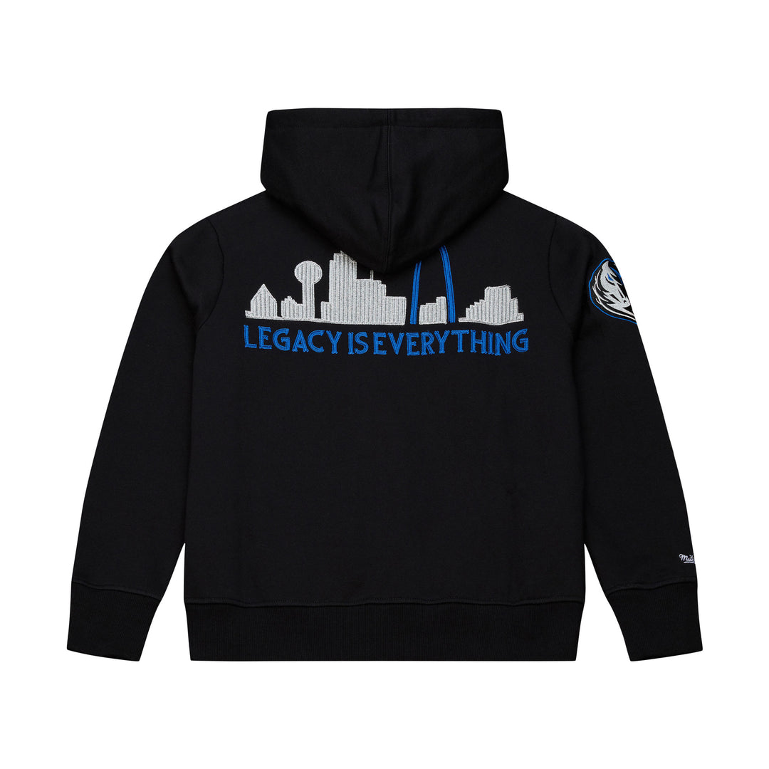 DALLAS MAVERICKS MITCHELL & NESS 2025-26 CITY EDITION WOMEN'S BLACK FULL ZIP JACKET