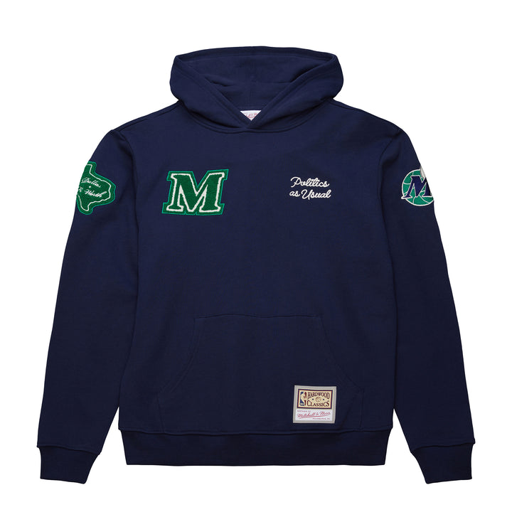 DALLAS MAVERICKS X SNEAKER POLITICS NAVY PATCH HOODIE