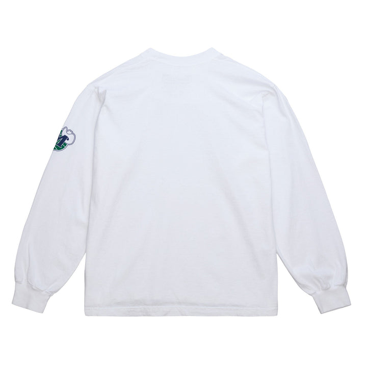 DALLAS MAVERICKS X SNEAKER POLITICS WHITE LONG SLEEVE TEE