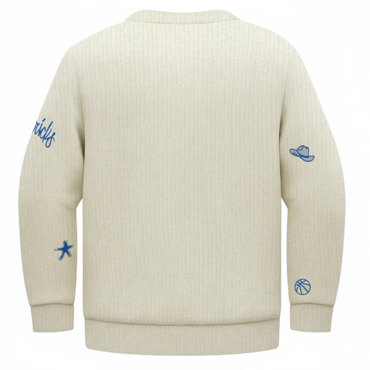 DALLAS MAVERICKS WILD COLLECTIVE JAQUARD CREWNECK