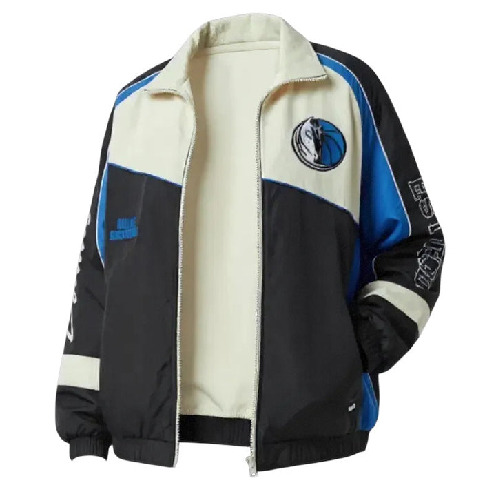DALLAS MAVERICKS WILD COLLECTIVE WOMEN'S COLORBLOCKED FULL ZIP JACKET