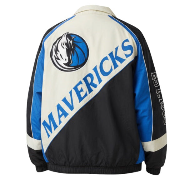 DALLAS MAVERICKS WILD COLLECTIVE WOMEN'S COLORBLOCKED FULL ZIP JACKET