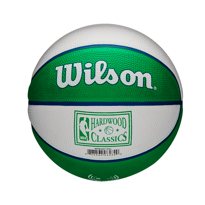 DALLAS MAVERICKS WILSON B3 GREEN MINI HARDWOOD CLASSIC BASKETBALL
