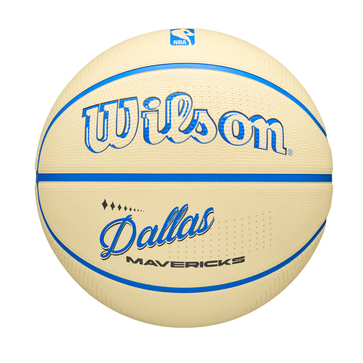 Dallas Mavericks Wilson Cream Horsehead Basketball