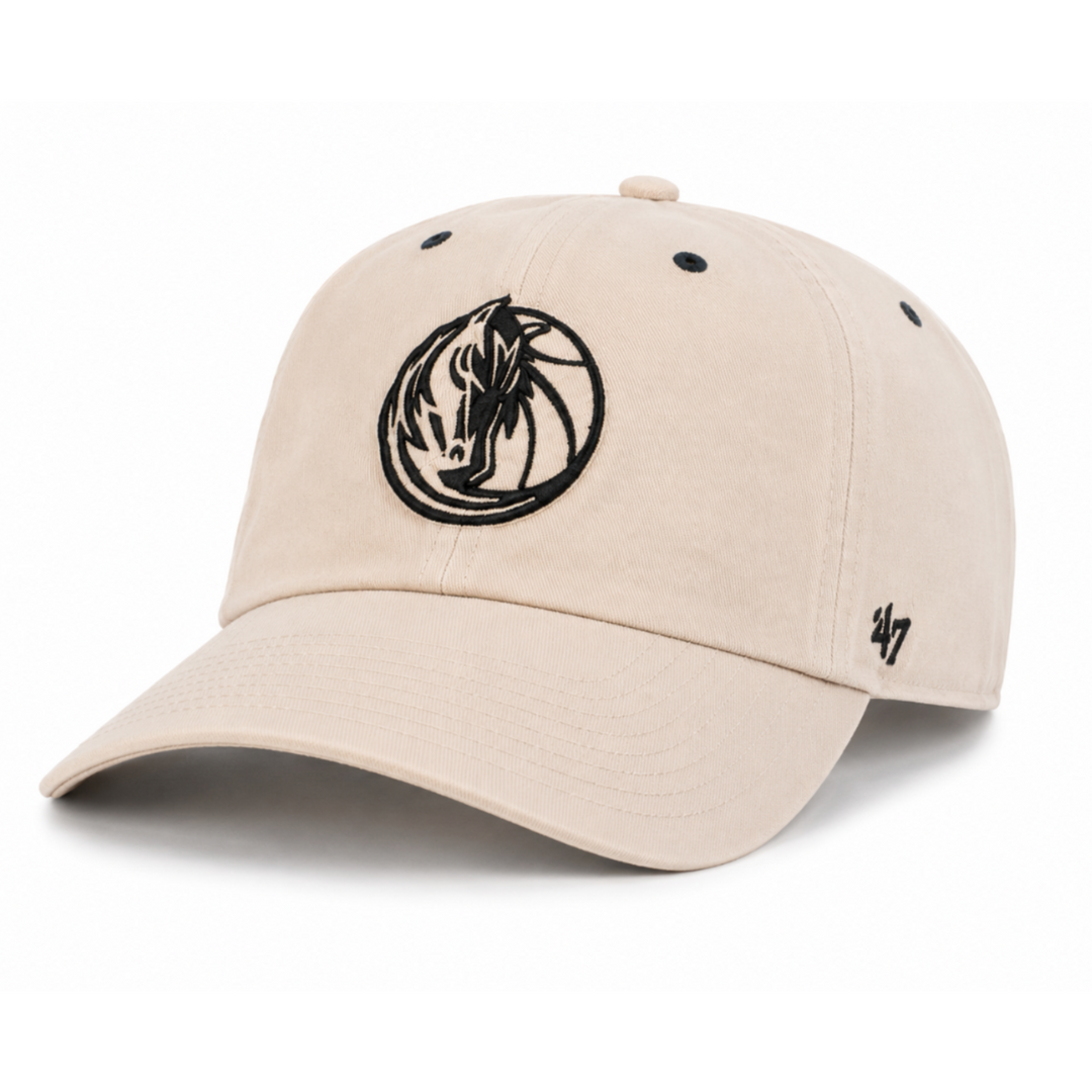 Dallas Mavericks 47 Brand Bone Horsehead Adjustable Cap